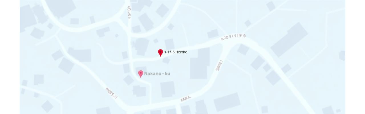 東京都中野区本町3-17-5の地図